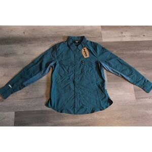 NRS Women's Guide Long Sleeve Shirt XS Atlantic Blue/Green New $79.95 MSRP Small